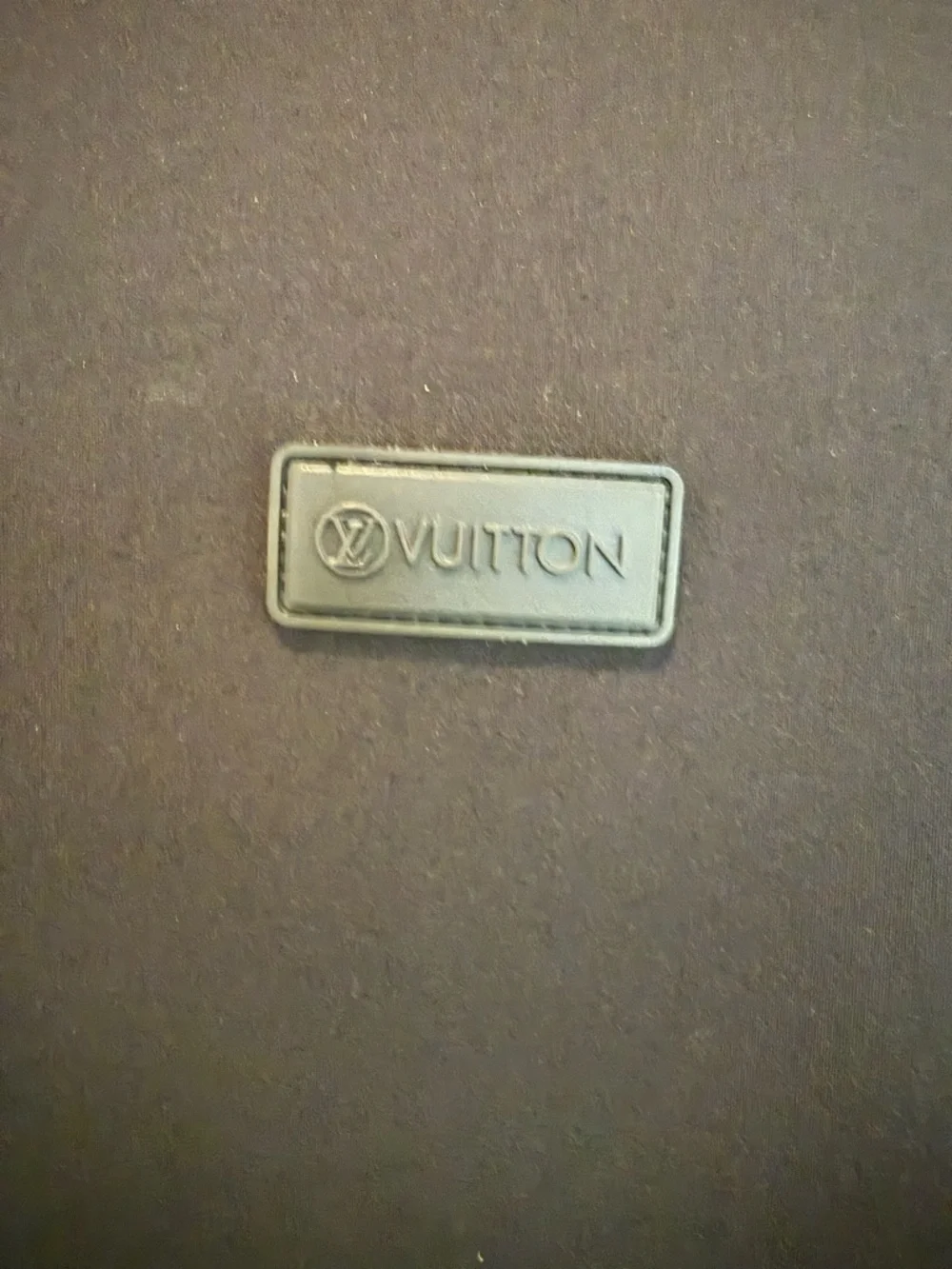 Louis‎ Vuitton Black Short-Sleeve Logo Thick Top 114